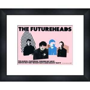 FUTUREHEADS The Album   Custom Framed Original Ad   Framed Music 