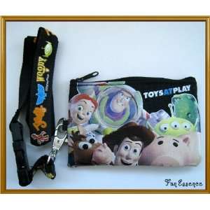  Disney TOY STORY Lanyard with Pouch Fastpass Tickets 