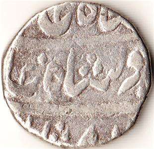 1759 1806 India   Gwalior 1 Rupee Silver Coin KM#2  