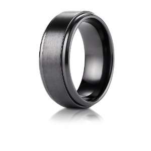    Fit Satin Finished Stair Step Edge Ring (sz 14) Aetonal Jewelry