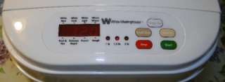 White Westinghouse WWTR444 Bread Machine Model WWTR444  