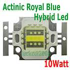 1pc 10W Actinic Blue Hybrid Led Saving Lamp for Aquariu
