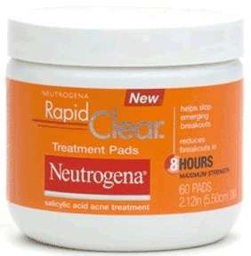 Neutrogena Acne Rapid Clear Daily Treatment Pads   60Ea 070501025901 