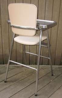 1950s Cosco Metal Vintage Baby High Chair (CLEAN SHAPE  