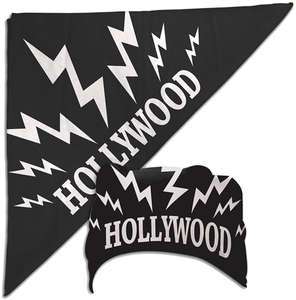 Hulk Hogan Black Hollywood Sparks Bandana New  
