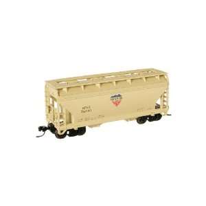   Pittsburgh #25027 2 Bay Centerflow Hopper N Scale Freight Car Toys