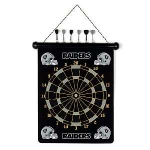  OAKLAND RAIDERS Magnetic DART BOARD SET with 6 Darts (15 