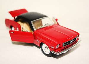 Diecast Car Model FORD MUSTANG 1965 Hard Top Size 134 Great Gift NEW 