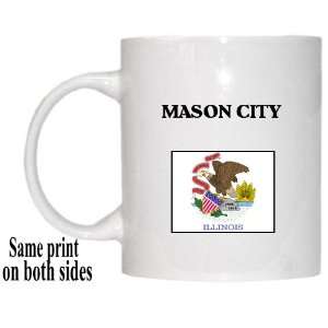    US State Flag   MASON CITY, Illinois (IL) Mug 