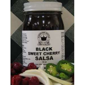 Black Sweet Cherry Salsa, 18 oz  Grocery & Gourmet Food