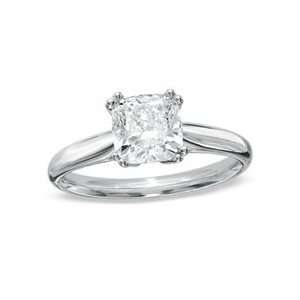 Gordons Jewelers Certified Cushion Cut Diamond Engagement Ring in 14K 