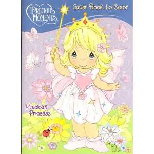   Super Book to Color ~ Precious Princess (64 Pages) Toys & Games