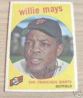 1959 TOPPS WILLIE MAYS #50 EX+ SAN FRANCISCO GIANTS  