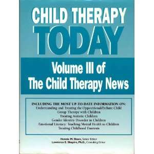  Child Therapy Today (The Child Therapy News, Volume II 