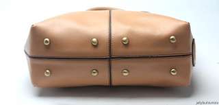 New Genuine Napa Calfskin Leather Upper D Bag Tote OL Shoulder Bag 