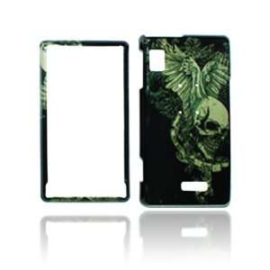  Black Green Wing Skull Snap on Design Case Hard Case Skin 