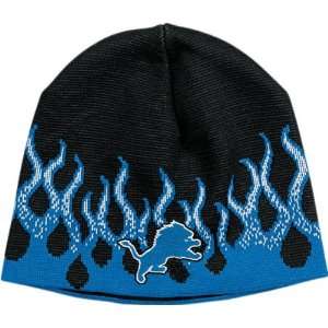 Detroit Lions Flame Cuffless Knit Hat 