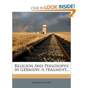  Religion And Philosophy In Germany A Fragment 