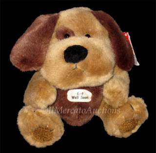 NEW RUSS Berrie CHIPPER 22582 Plush Brown PUPPY DOG 8 Stuffed Animal 