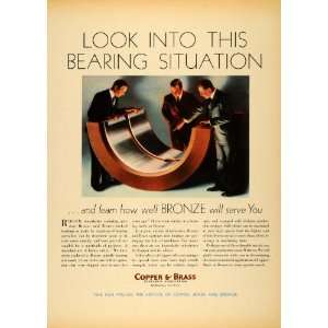  1932 Ad Copper Brass Research Bearing Bronze Alloy 