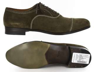 New $850 Santoni Brown Shoes 9.5/8.5  