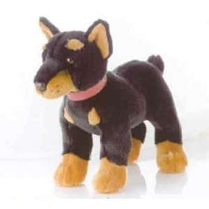  Doberman Dog Stuffed Plush Animal Toys & Games