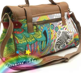 New DESIGUAL 2011 Peacock Shoulder Bag Handbags  