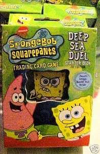 Spongebob Deep Sea Duel Starter Deck Trading Cards 1st  