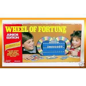  Wheel of Fortune Junior Edition Boardgame Toys & Games