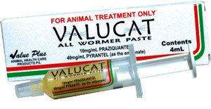 All de WORMER for Cats Roundworm Hookworm Tapeworm  