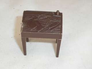 Old Vtg MAR TOYS Dollhouse Furniture Miniature Marx set/6 Accessories 