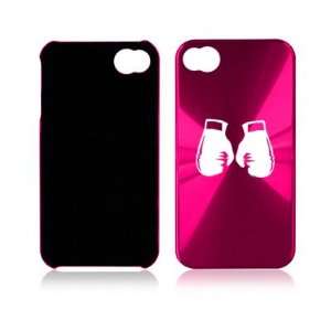 com Apple iPhone 4 4S 4G Hot Pink A284 Aluminum Hard Back Case Boxing 