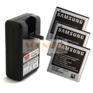 3x 1800mAh Battery + US Charger Sprint Samsung Galaxy S II Epic 4G 