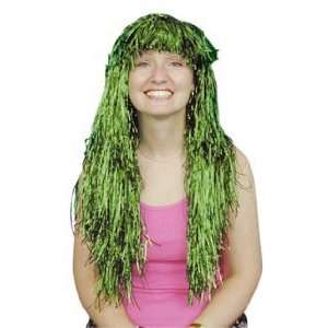  Pams Fun Party Wigs  Long Tinsel Wig Green Toys & Games