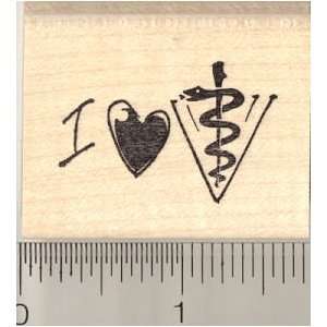  I Love My Vet Rubber Stamp Arts, Crafts & Sewing
