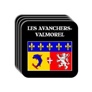Rhone Alpes   LES AVANCHERS VALMOREL Set of 4 Mini Mousepad Coasters