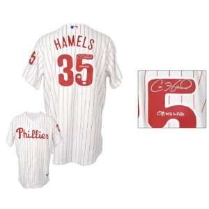  Cole Hamels Philadelphia Phillies Autographed Majestic 