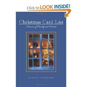  Christmas Card List Treasure of Family and Friends 