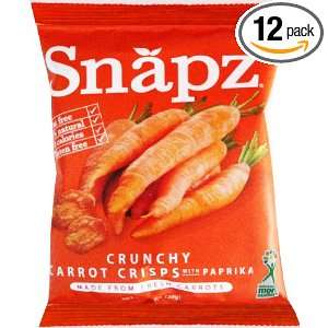 Snapz Carrot N Paprika Chips, 0.7 Ounce (Pack of 12)  