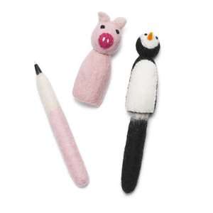  Puppet Felted Pens Penguin & Pig Toys & Games
