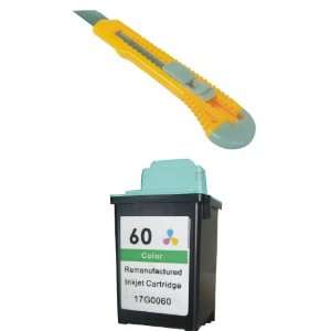  Ink Cartridge Lexmark 60 (17G0060) LEX60 LEX60C + Cutter for Lexmark 
