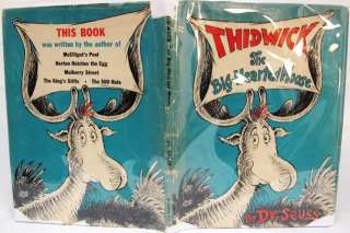 THIDWICK The BIG HEARTED MOOSE 1948 1st Edition w/DUST JACKET DR 