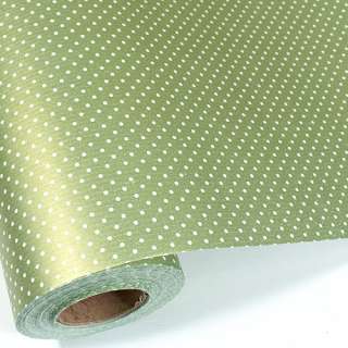 Green Dot BULK Gift Ream Roll Wrapping Paper 82ft 25M  