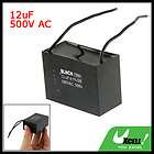 Blk CBB61 Motor Start up Running AC 500V Capacitor 12UF