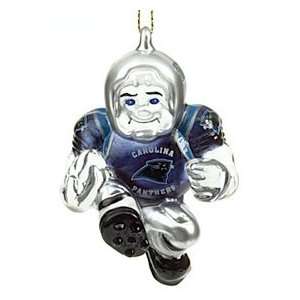  Carolina Panthers 3 Crystal Halfback Ornament