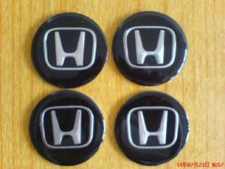 4X 56mm Honda Car Wheel Center Trims stickers Cap Badge  
