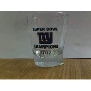  NY Giants Super Bowl Champs Shot Glass 