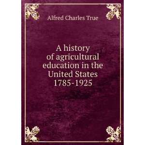  A history of agricultural education in the United States 