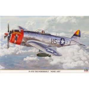  Hasegawa 1/32 P 47D Thunderbolt Nose Art Kit Toys & Games