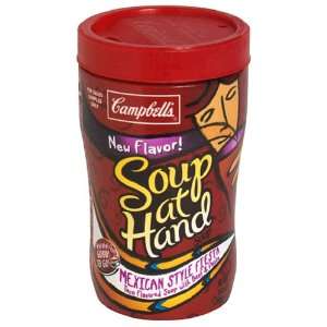 Campbells Soup at Hand, Mexican Style Fiesta, Eight 10.75 Ounce 